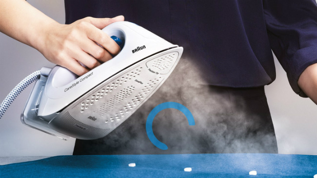 Salida de vapor de centro de planchado