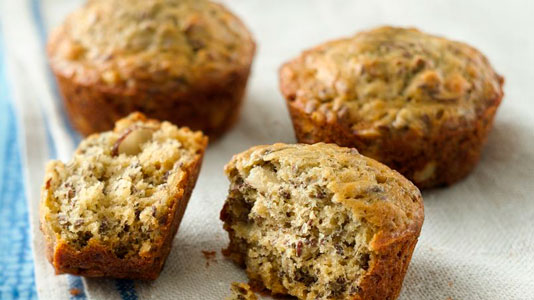 La mejores recetas con freidoras sin aceite de muffins de Banana y Almendras