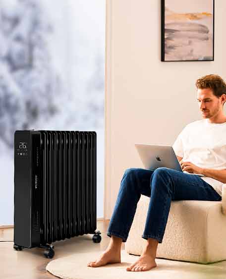 Radiadores eléctricos o aires acondicionados