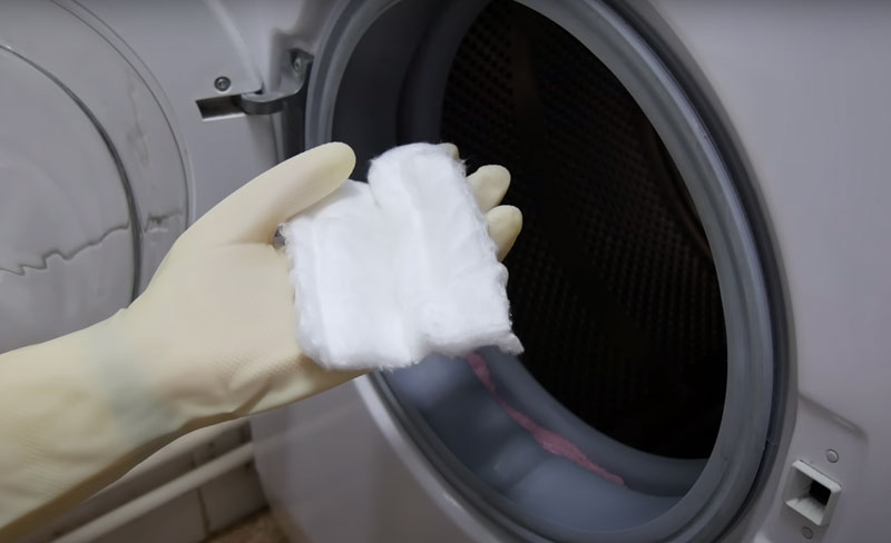 como limpiar la goma de la cafetera