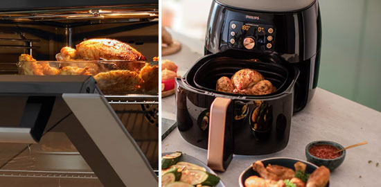 Freidora de aire vs Horno